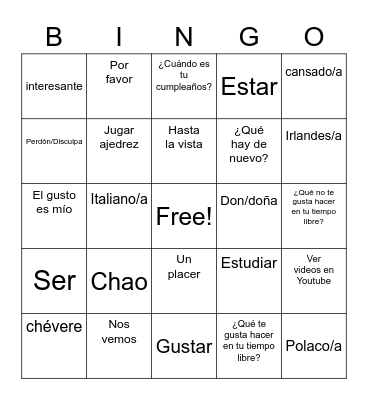 valeria vazquez Bingo Card