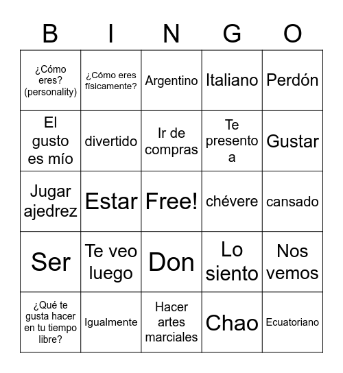 Viktoria Savin Bingo Card