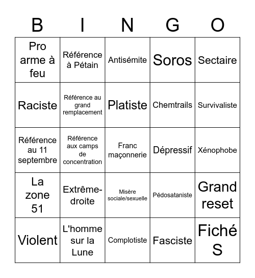 Bingo docu antivax Bingo Card