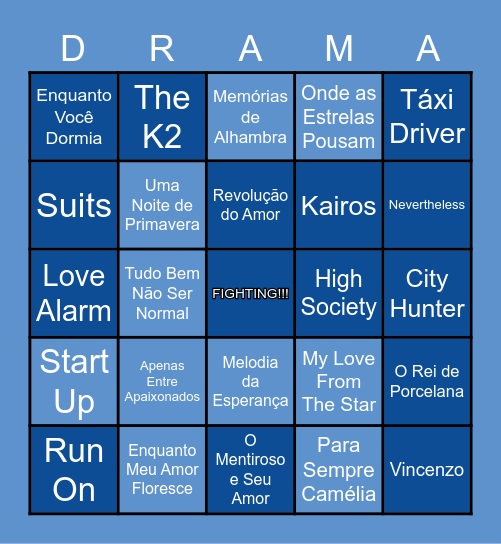 BINGO SEOUL: THE KINGDOM Bingo Card