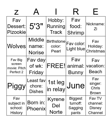 DENIM AND DIAMONDS Bingo Card