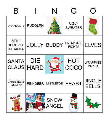 HOLIDAY BINGO Card