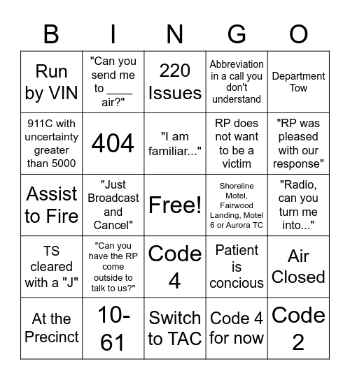 December Dispatch Bingo Card