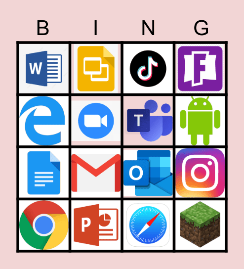 Software Bingo Card