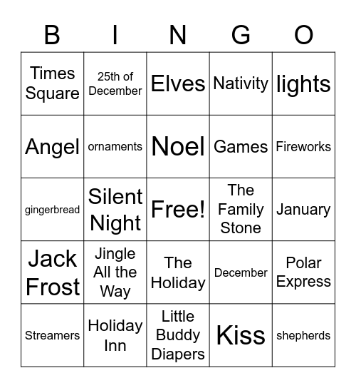 HRC Virtual Bingo Card