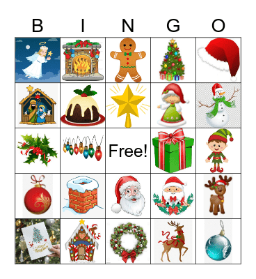 Christmas Bingo Card