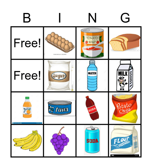 containers Bingo Card