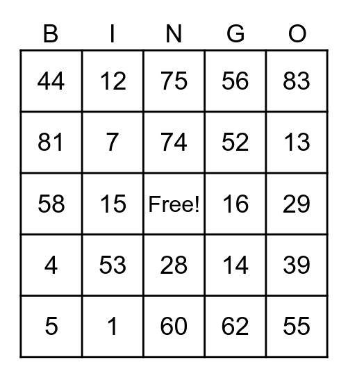 Bingo Card of Hemalatha! Bingo Card