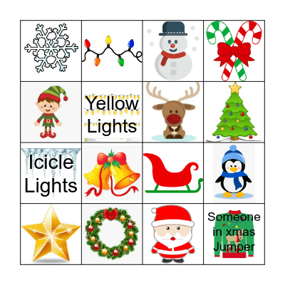Christmas Bingo Card