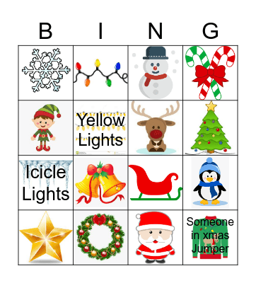 Christmas Bingo Card