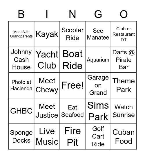 NPR Winter Bingo Card