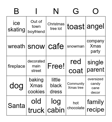 Merry Christmas! Bingo Card