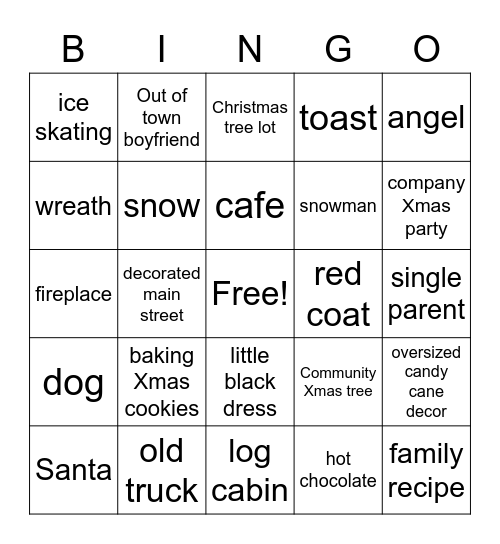 Merry Christmas! Bingo Card