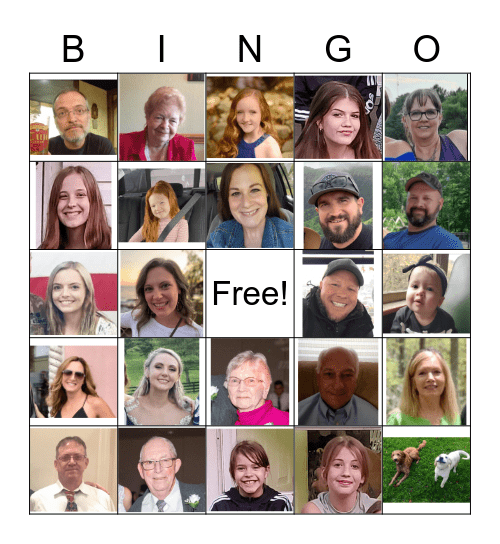 Christmas Bingo Card