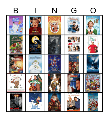 Xmas Bingo 2.0 Bingo Card