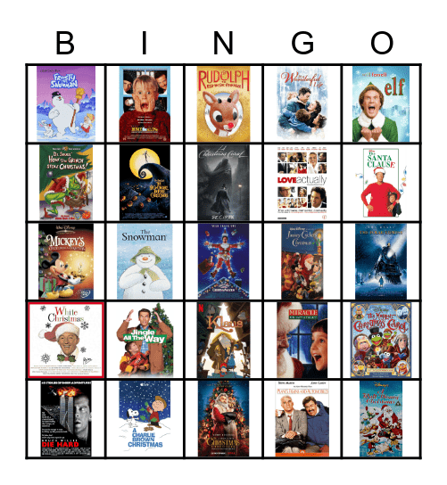 Xmas Bingo 2.0 Bingo Card