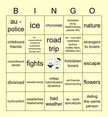 HYUNHO Bingo Card