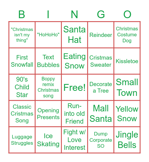 Xtra Cheeze Bingo Card