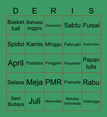 Bingo with Dzee Bingo Card