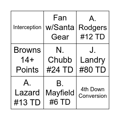 Feliz Navidad! Bingo Card