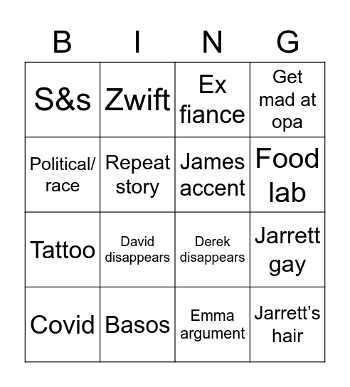 Christmas Bingo Card