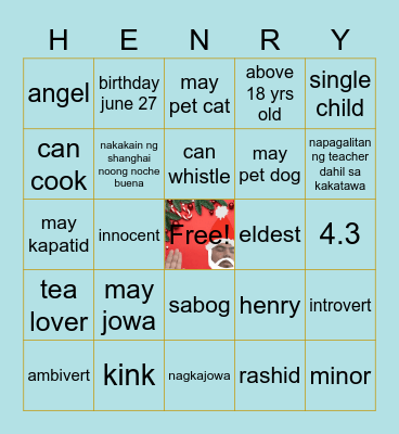 ❄️😍Tambakan ng TT at Cookie Run🍪❄️ Bingo Card