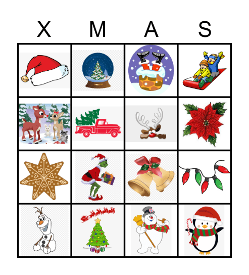 Christmas Bingo! Bingo Card