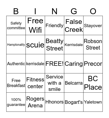 Hamptonality Starts with Me!! Bingo Card