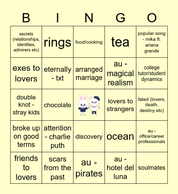 HYUNHO Bingo Card