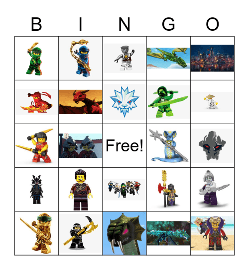 NINJA Bingo Card