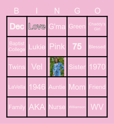 Cheers to 75 Years! Bingo Card