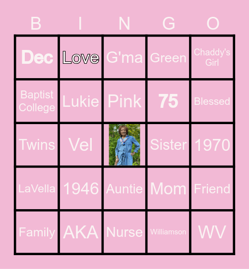 Cheers to 75 Years! Bingo Card