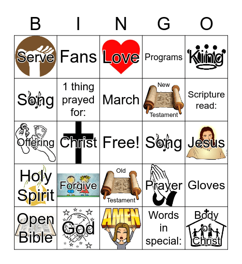 Ushers Church  Bingo 2021 Bingo Card