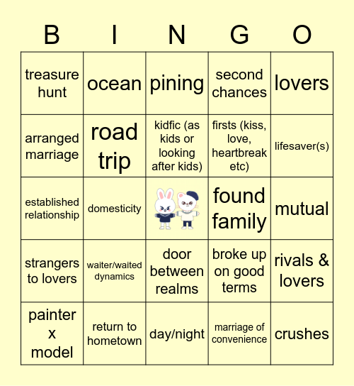 HYUNHO Bingo Card