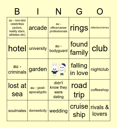 HYUNHO Bingo Card