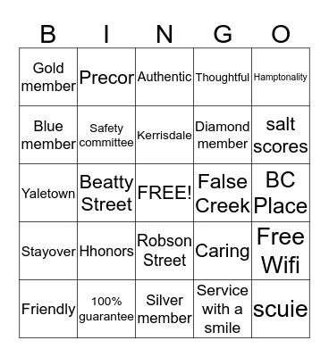Hamptonality Starts with Me!! Bingo Card
