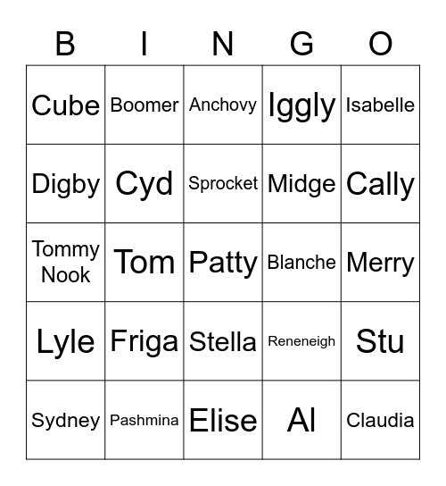 Mooncake AC Round 2 Bingo Card