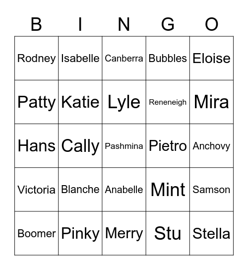 DrSololek's Bingo Card (Round 1) Bingo Card