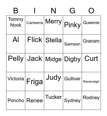 Lord Pyron Animal Crossing (ROUND 2) Bingo Card