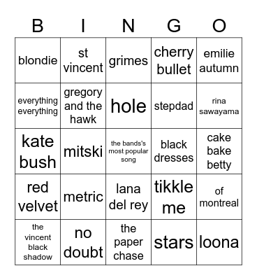 emil so true Bingo Card