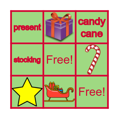 Christmas Bingo Card