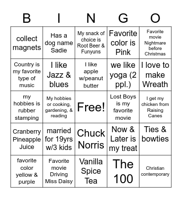 HIM Region 2 Bingo Card
