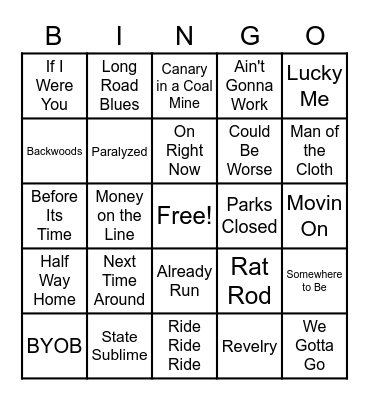 Arkansauce New Year's Eve Bingo Card