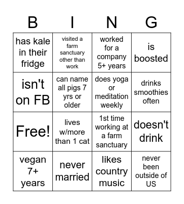 GET TO KNOW PEAK TEAM Bingo Card