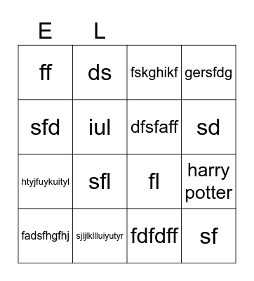 HELIOS 72 Bingo Card