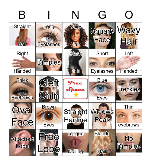 Genetics Bingo Card