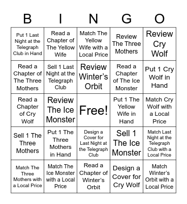 January OMP Bingo Card