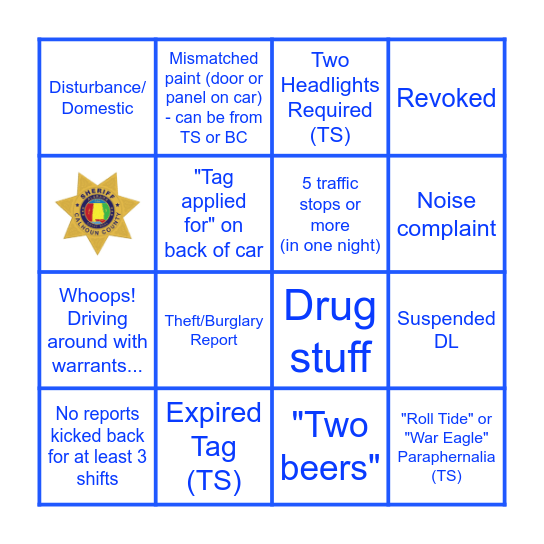 New Years Bingo :) Bingo Card