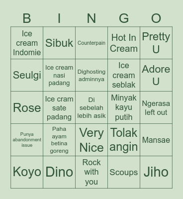 Bingo with 🦖 Bingo Card