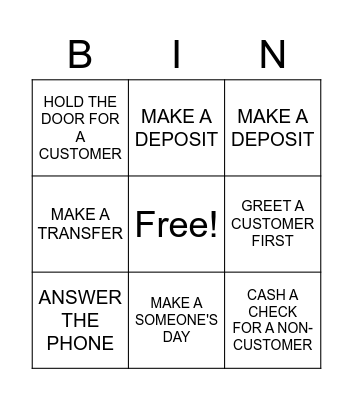 ROCKLAND TRUST BINGO Card